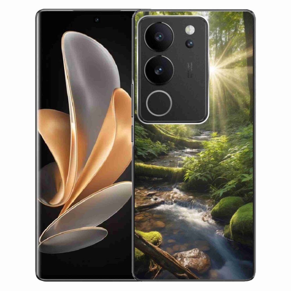 Gelový kryt mmCase na Vivo V29 5G - hlubina lesa
