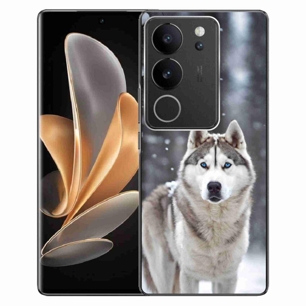 Gelový kryt mmCase na Vivo V29 5G - husky 2