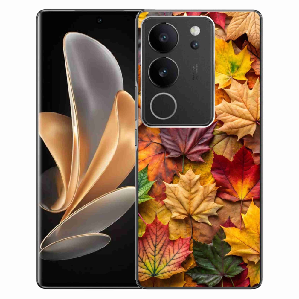 Gelový kryt mmCase na Vivo V29 5G - javorové listy 2