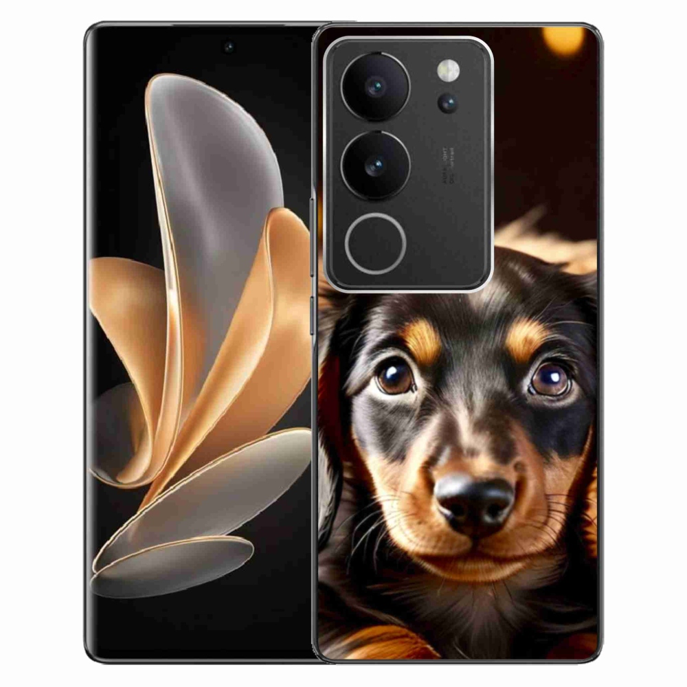 Gelový kryt mmCase na Vivo V29 5G - jezevčík
