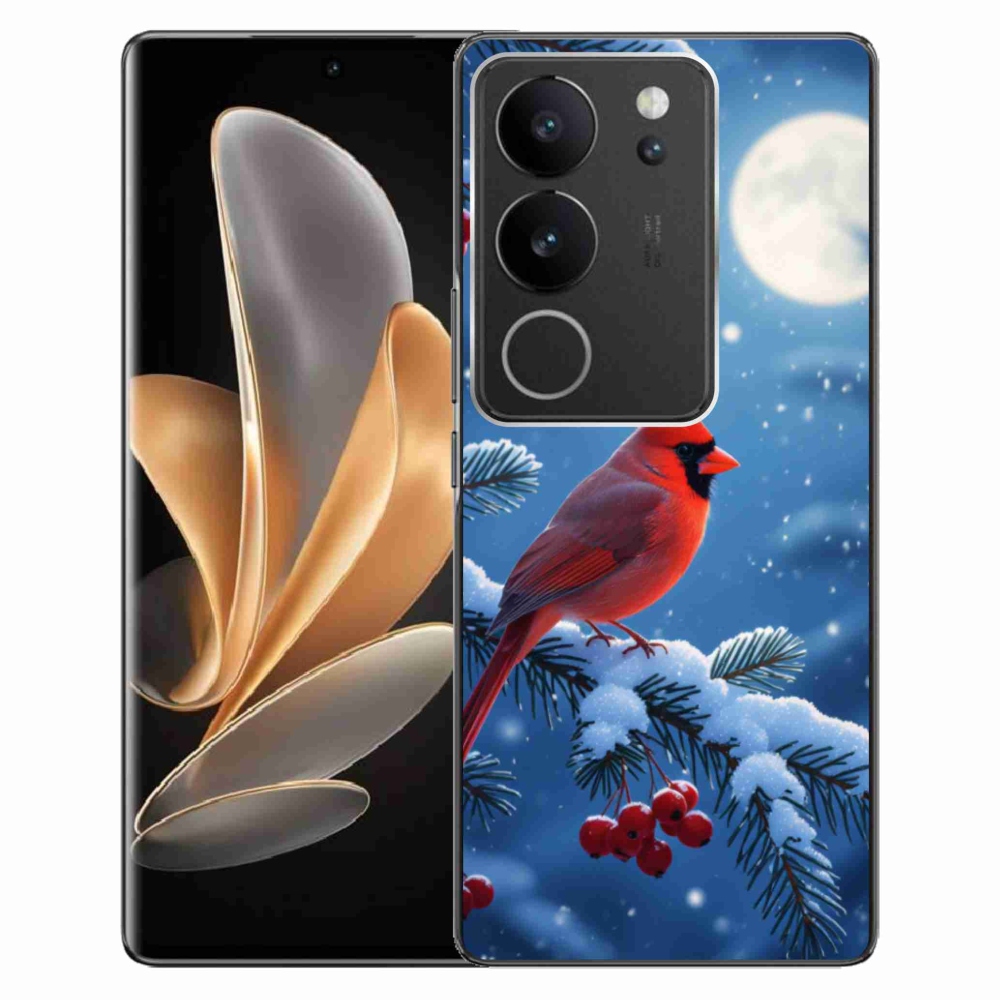 Gelový kryt mmCase na Vivo V29 5G - kardinál červený