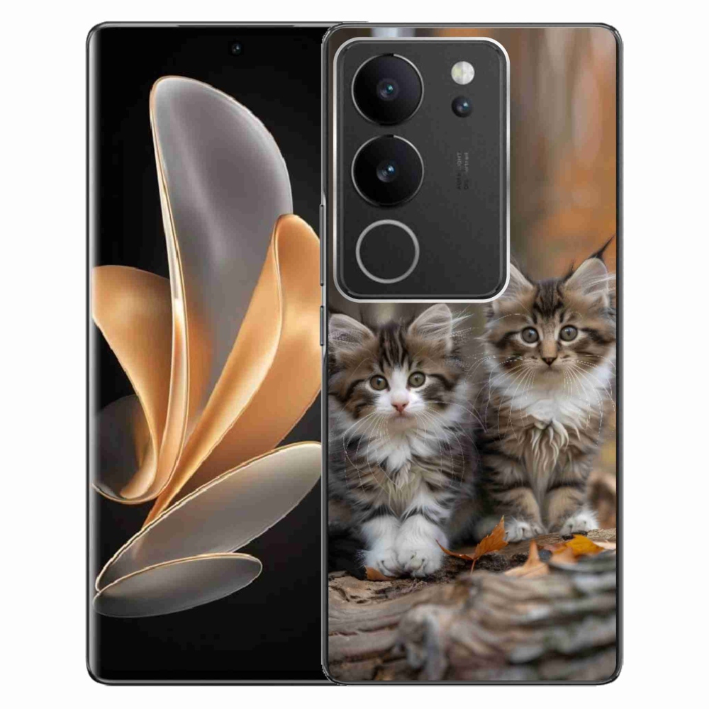 Gelový kryt mmCase na Vivo V29 5G - kočičí duo 3