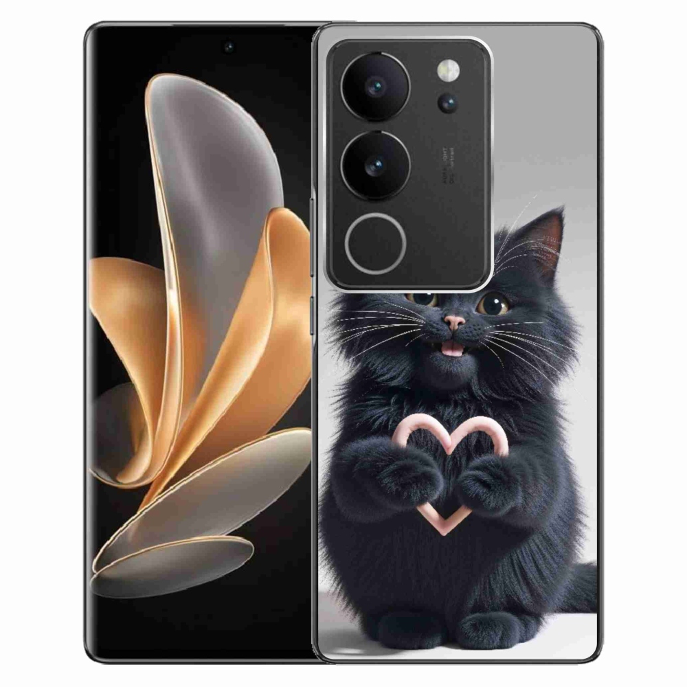 Gelový kryt mmCase na Vivo V29 5G - kočičí láska 3