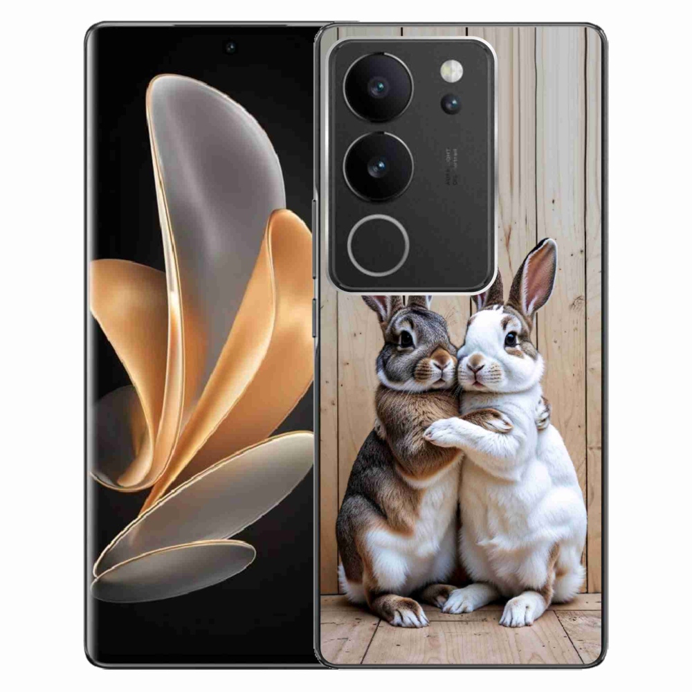 Gelový kryt mmCase na Vivo V29 5G - králičí pár