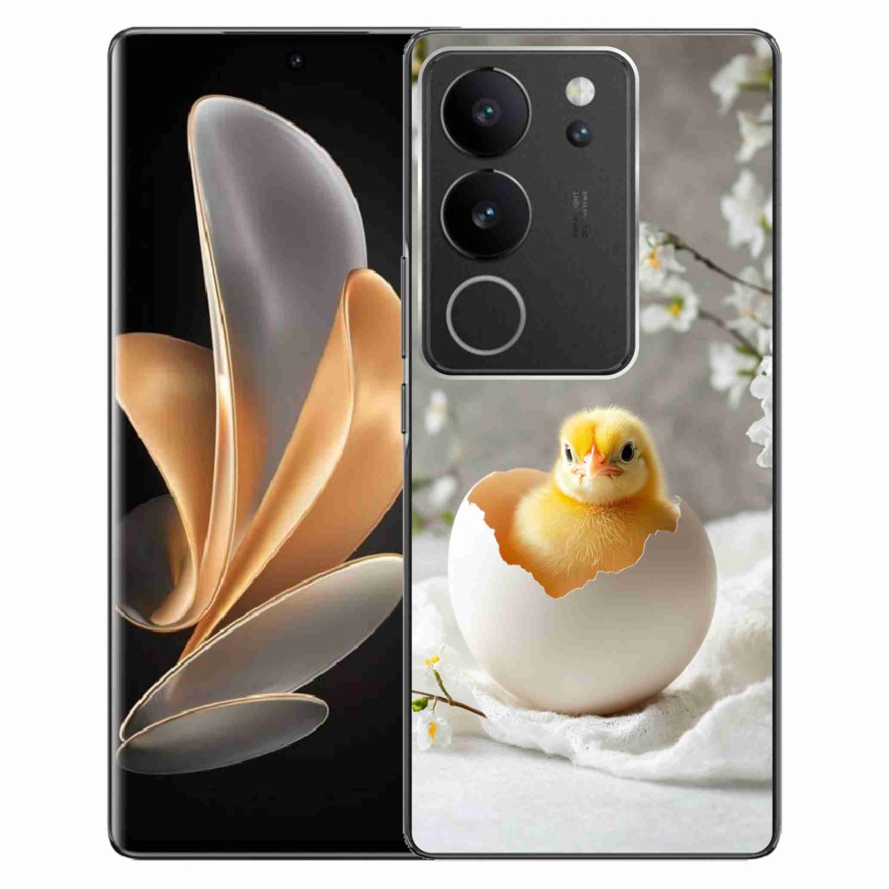 Gelový kryt mmCase na Vivo V29 5G - kuřátko
