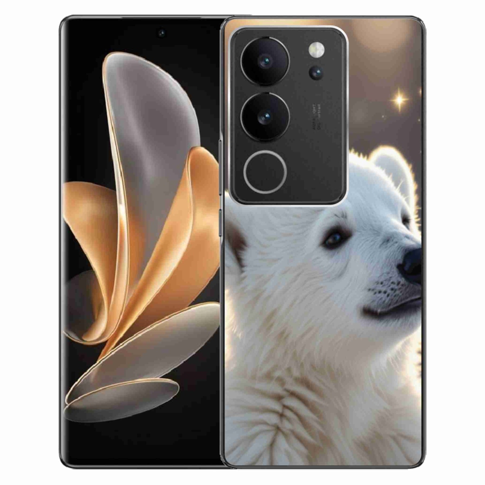 Gelový kryt mmCase na Vivo V29 5G - lední medvěd