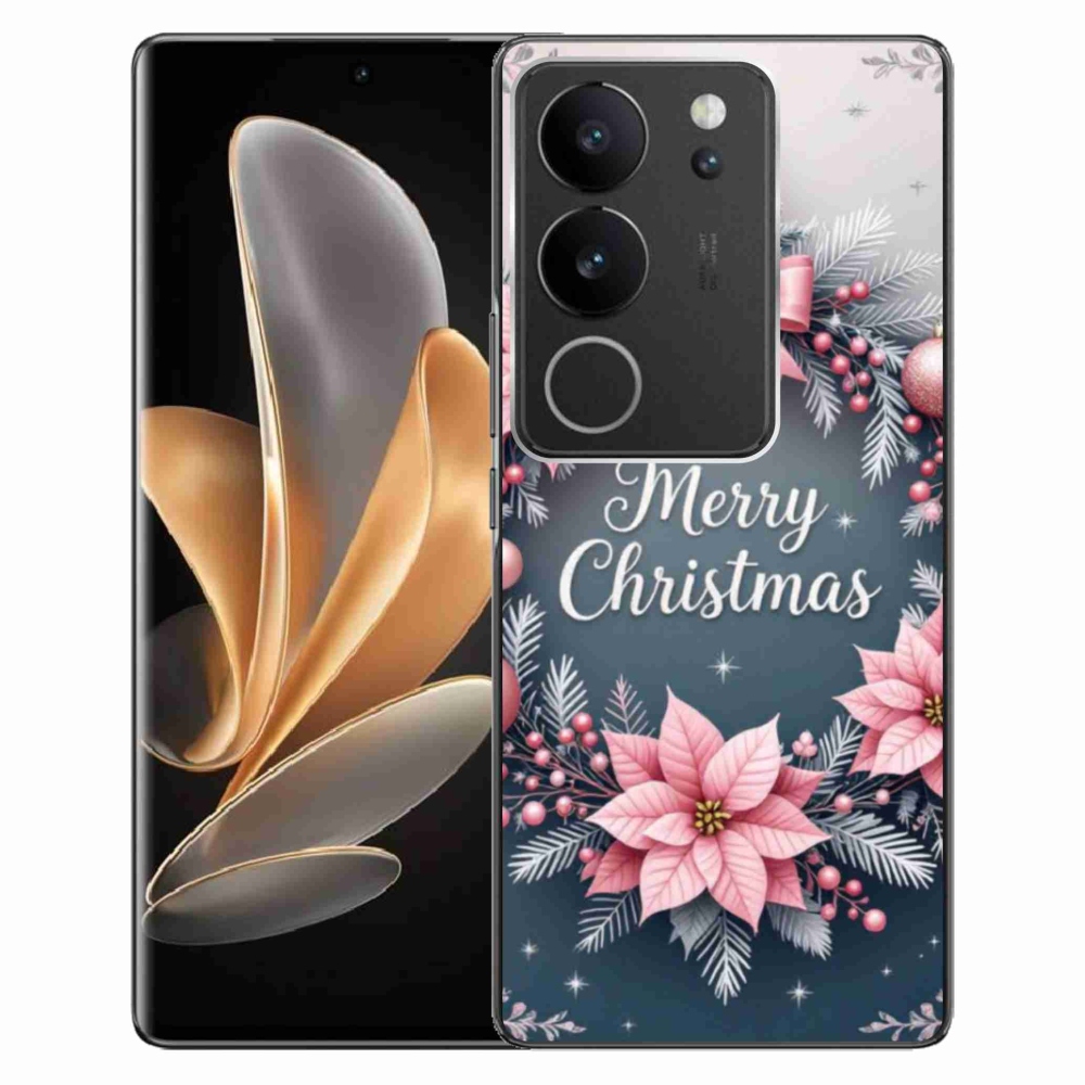 Gelový kryt mmCase na Vivo V29 5G - merry christmas