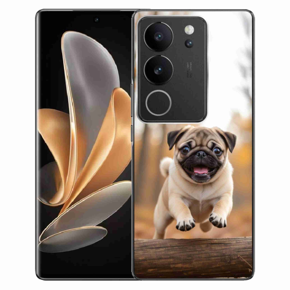 Gelový kryt mmCase na Vivo V29 5G - mops 2