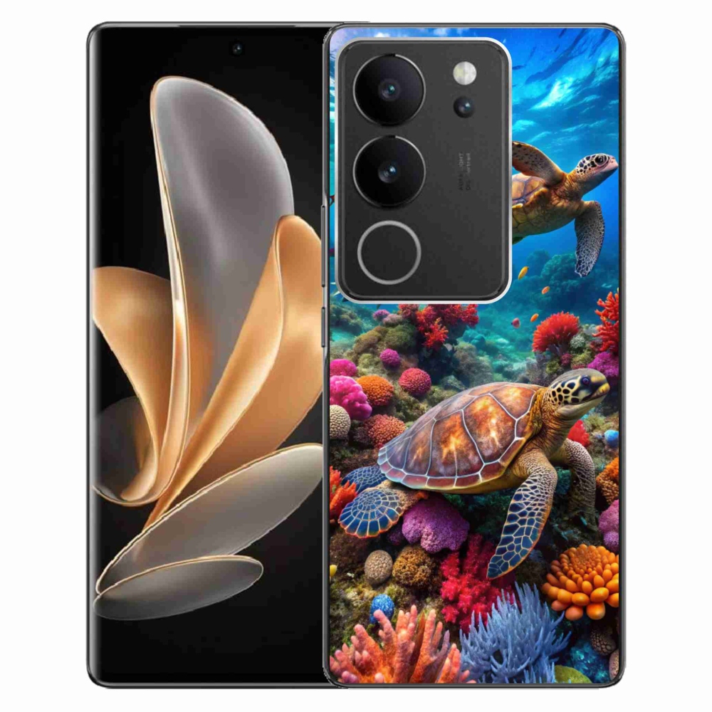 Gelový kryt mmCase na Vivo V29 5G - mořský svět 2