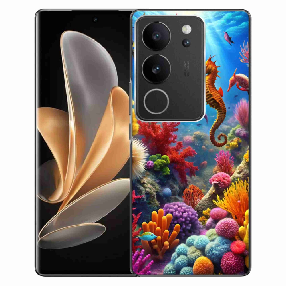 Gelový kryt mmCase na Vivo V29 5G - mořský svět 3