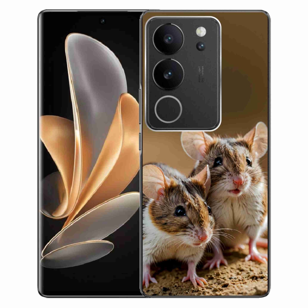 Gelový kryt mmCase na Vivo V29 5G - myší duo