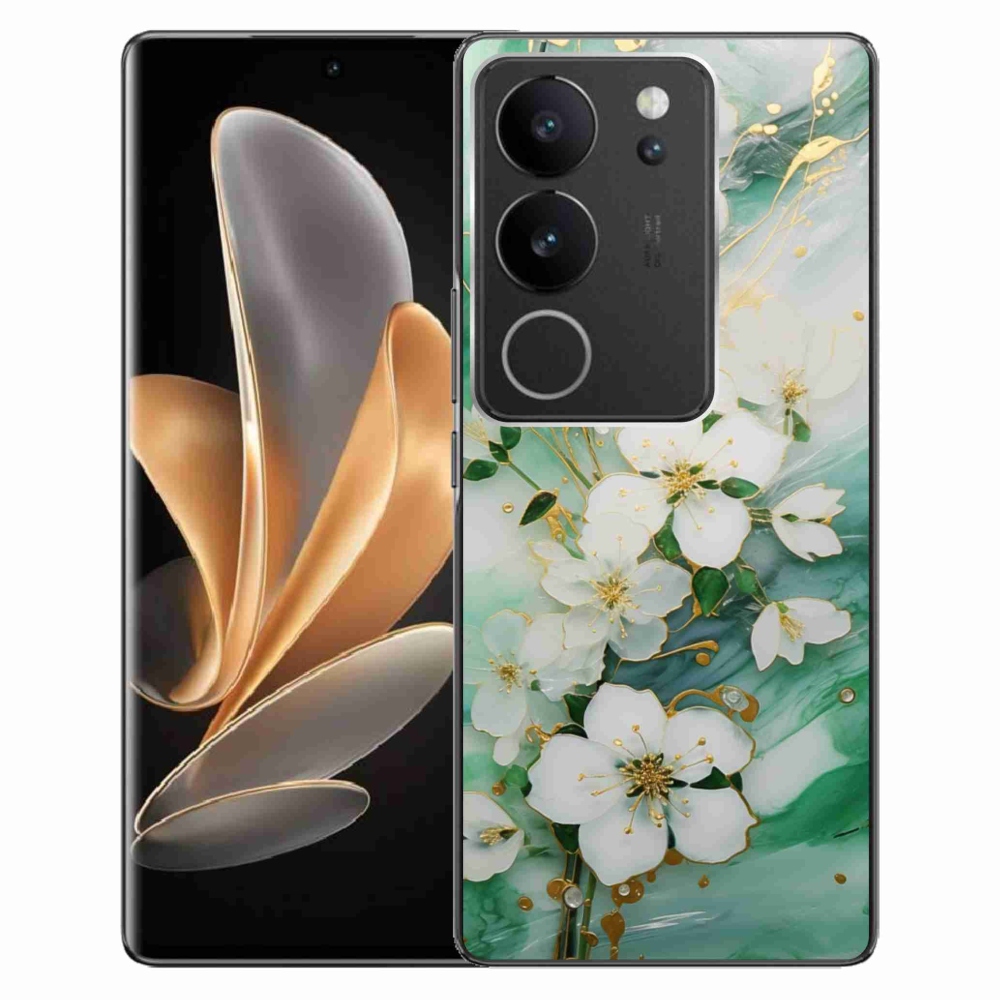 Gelový kryt mmCase na Vivo V29 5G - něžné květy