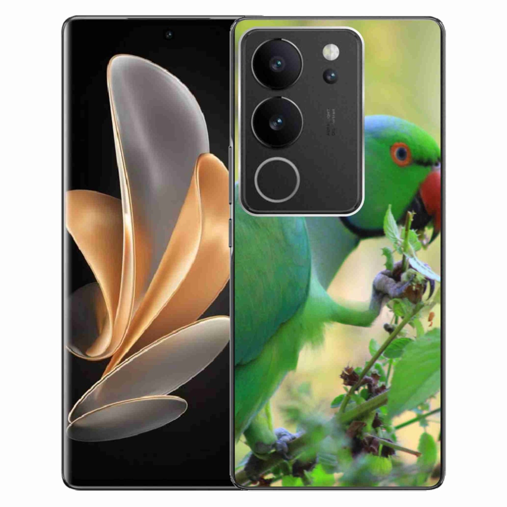 Gelový kryt mmCase na Vivo V29 5G - papoušek alexandr