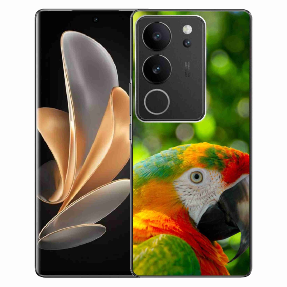 Gelový kryt mmCase na Vivo V29 5G - papoušek ara 3