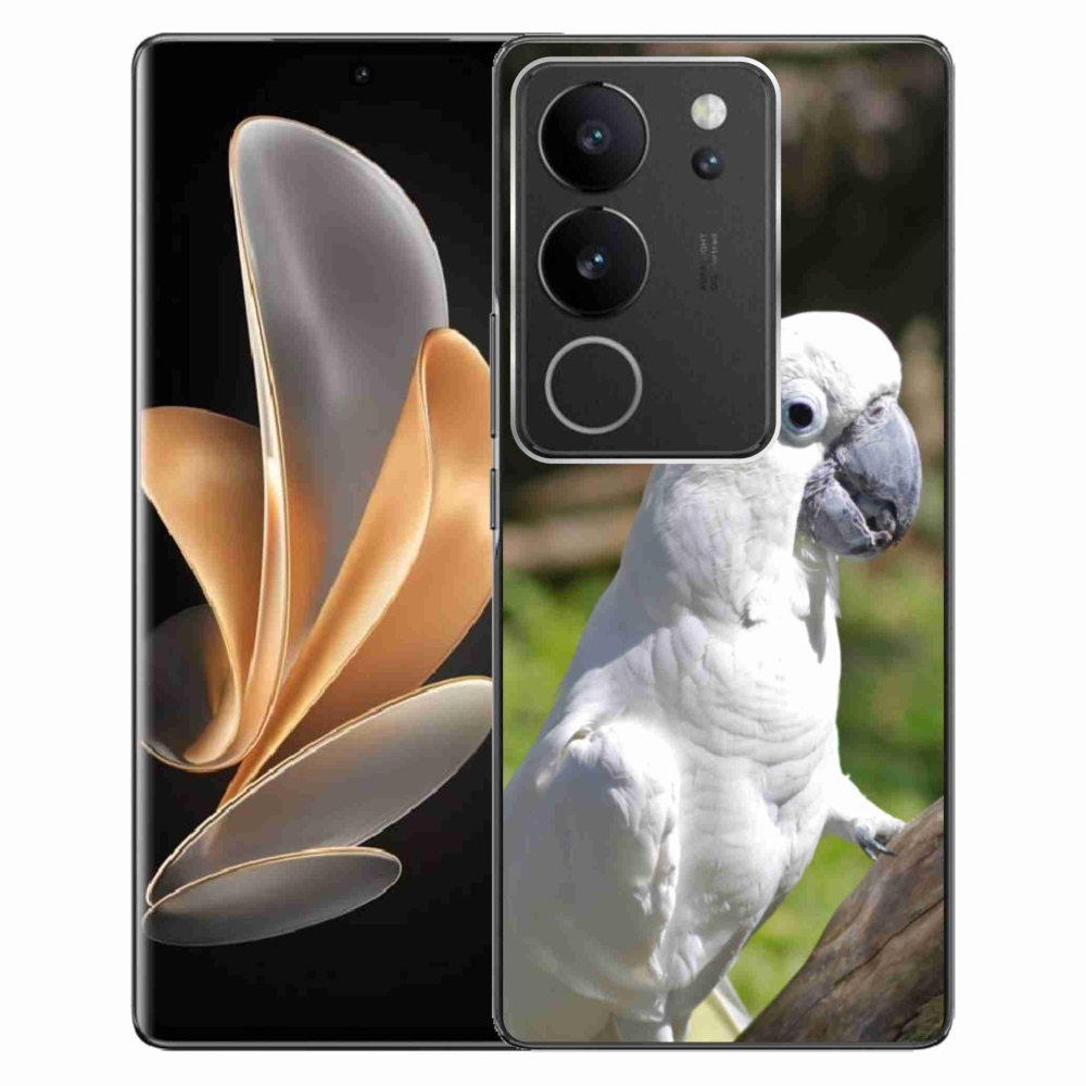 Gelový kryt mmCase na Vivo V29 5G - papoušek kakadu 2
