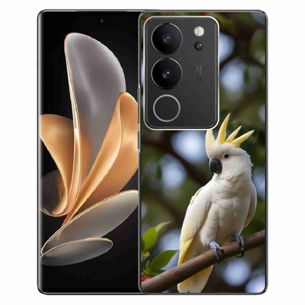 Gelový kryt mmCase na Vivo V29 5G - papoušek kakadu 3