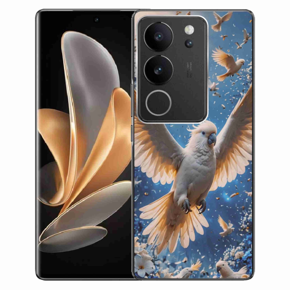 Gelový kryt mmCase na Vivo V29 5G - papoušek kakadu