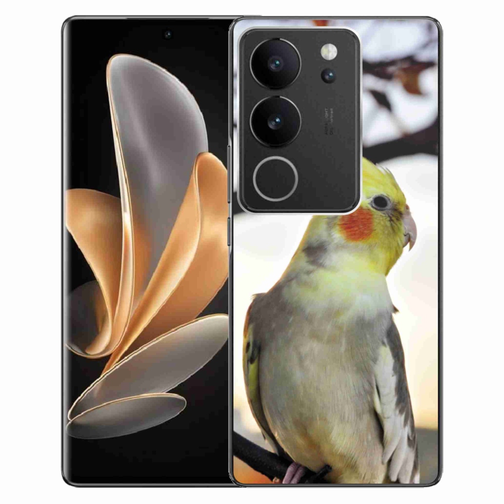 Gelový kryt mmCase na Vivo V29 5G - papoušek korela