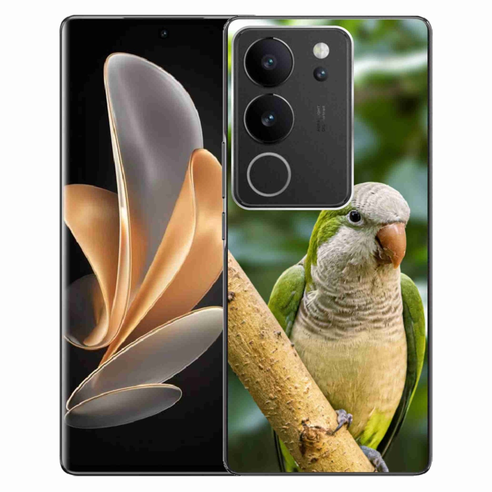 Gelový kryt mmCase na Vivo V29 5G - papoušek mníšek