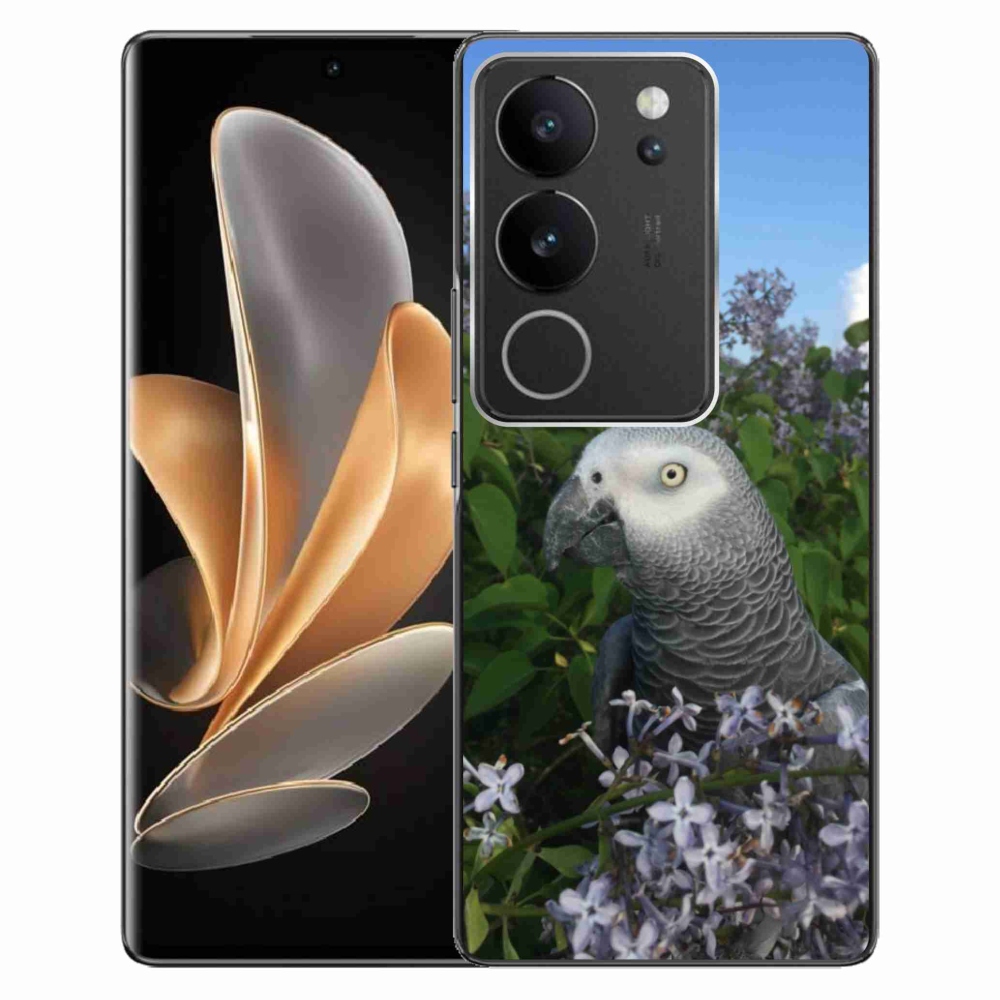 Gelový kryt mmCase na Vivo V29 5G - papoušek žako