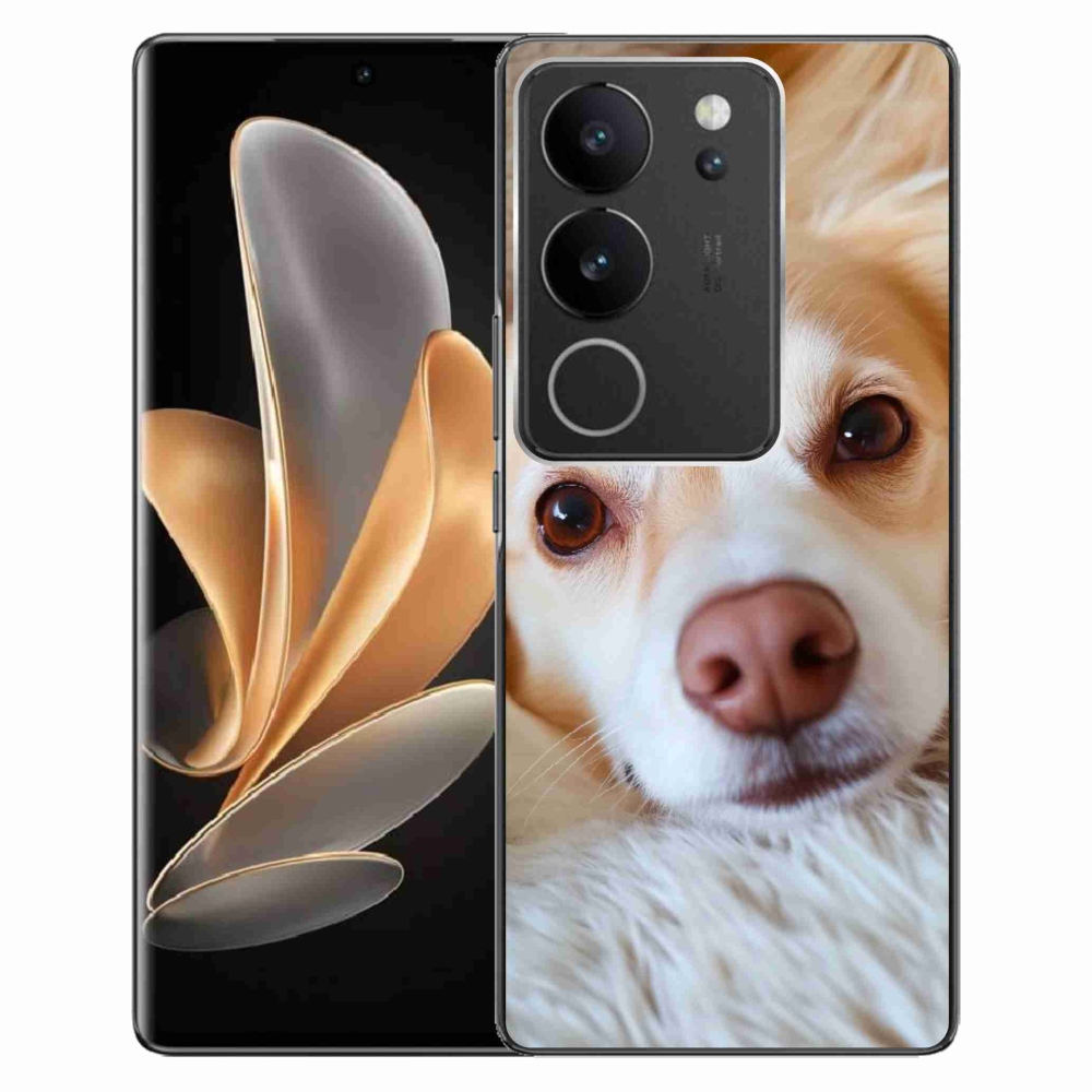 Gelový kryt mmCase na Vivo V29 5G - Roztomilá čivava