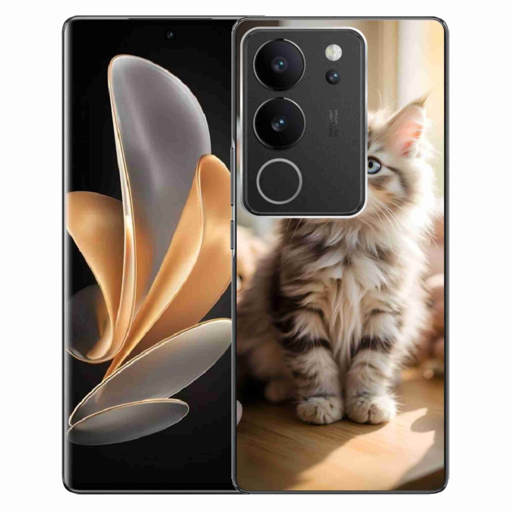 Gelový kryt mmCase na Vivo V29 5G - roztomilé kotě 10