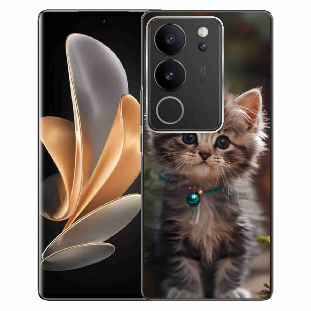 Gelový kryt mmCase na Vivo V29 5G - roztomilé kotě 11
