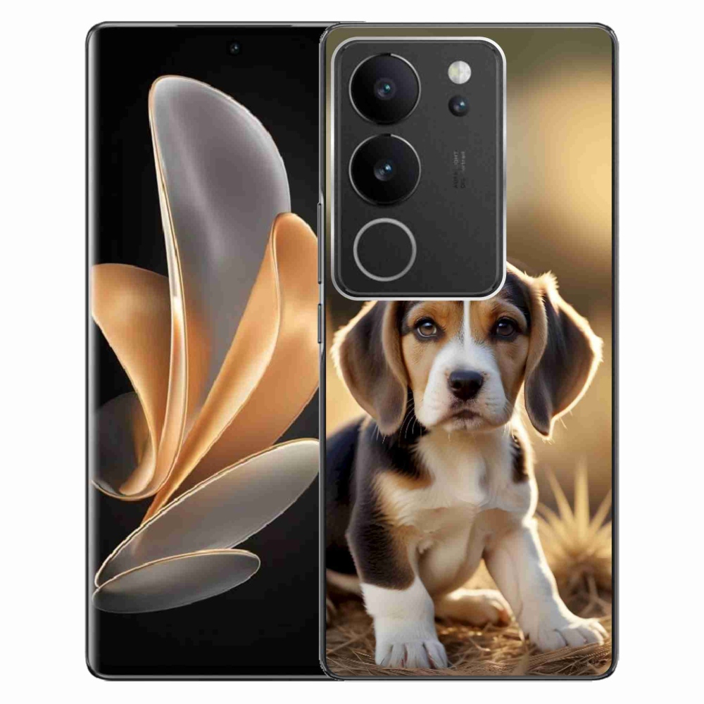 Gelový kryt mmCase na Vivo V29 5G - roztomilý bígl