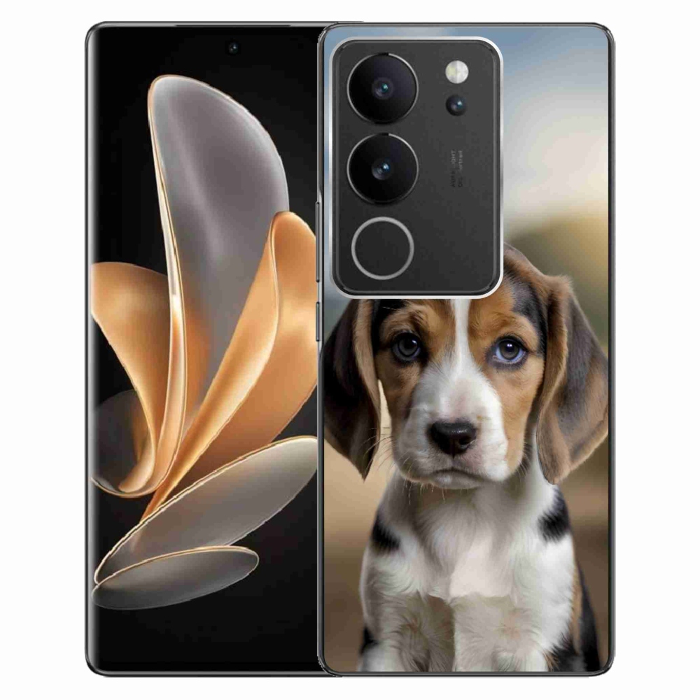 Gelový kryt mmCase na Vivo V29 5G - roztomilý bígl