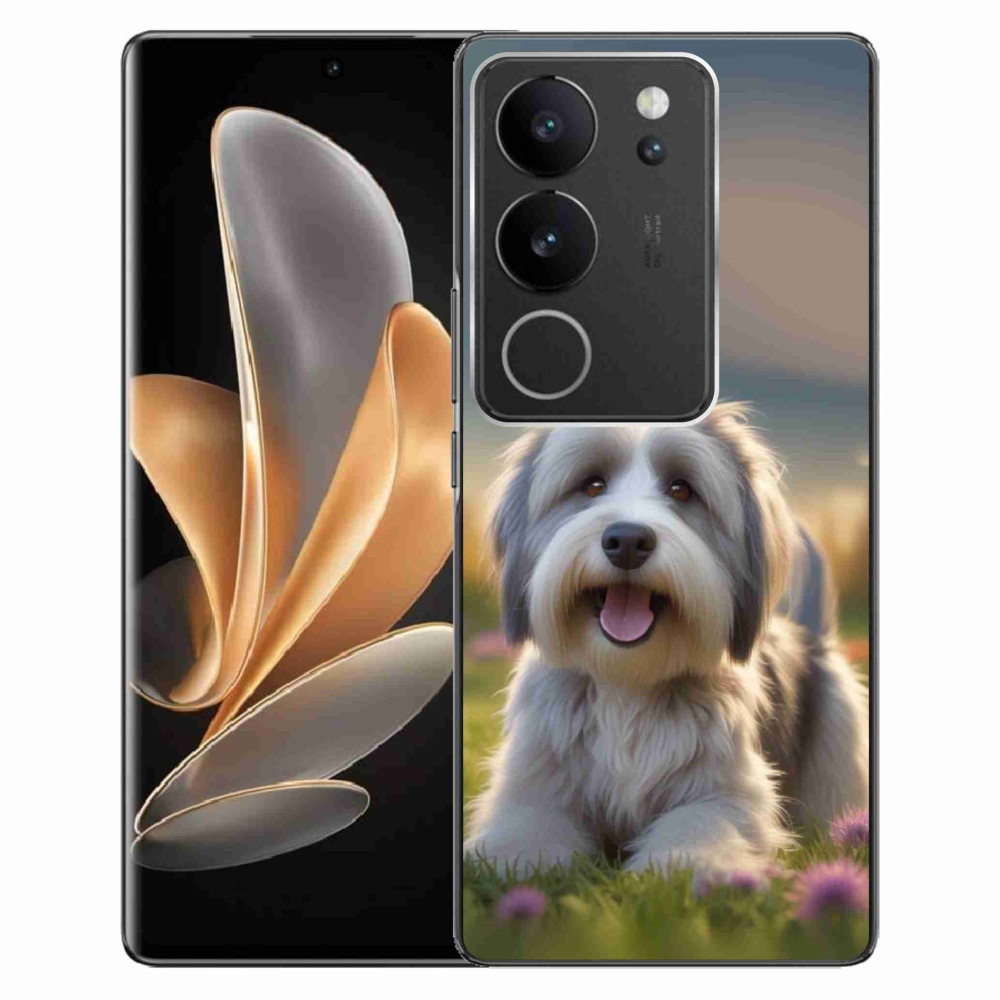 Gelový kryt mmCase na Vivo V29 5G - roztomilý havanský psík