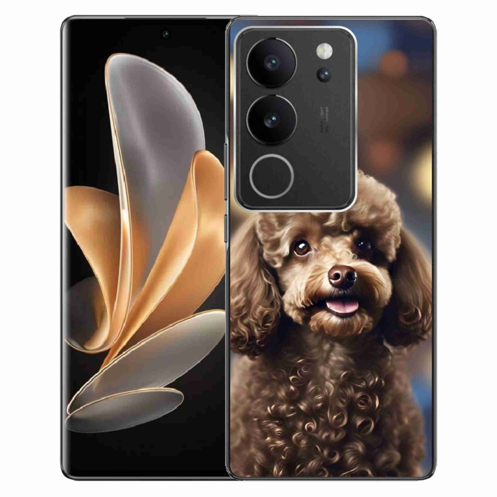 Gelový kryt mmCase na Vivo V29 5G - roztomilý pudl