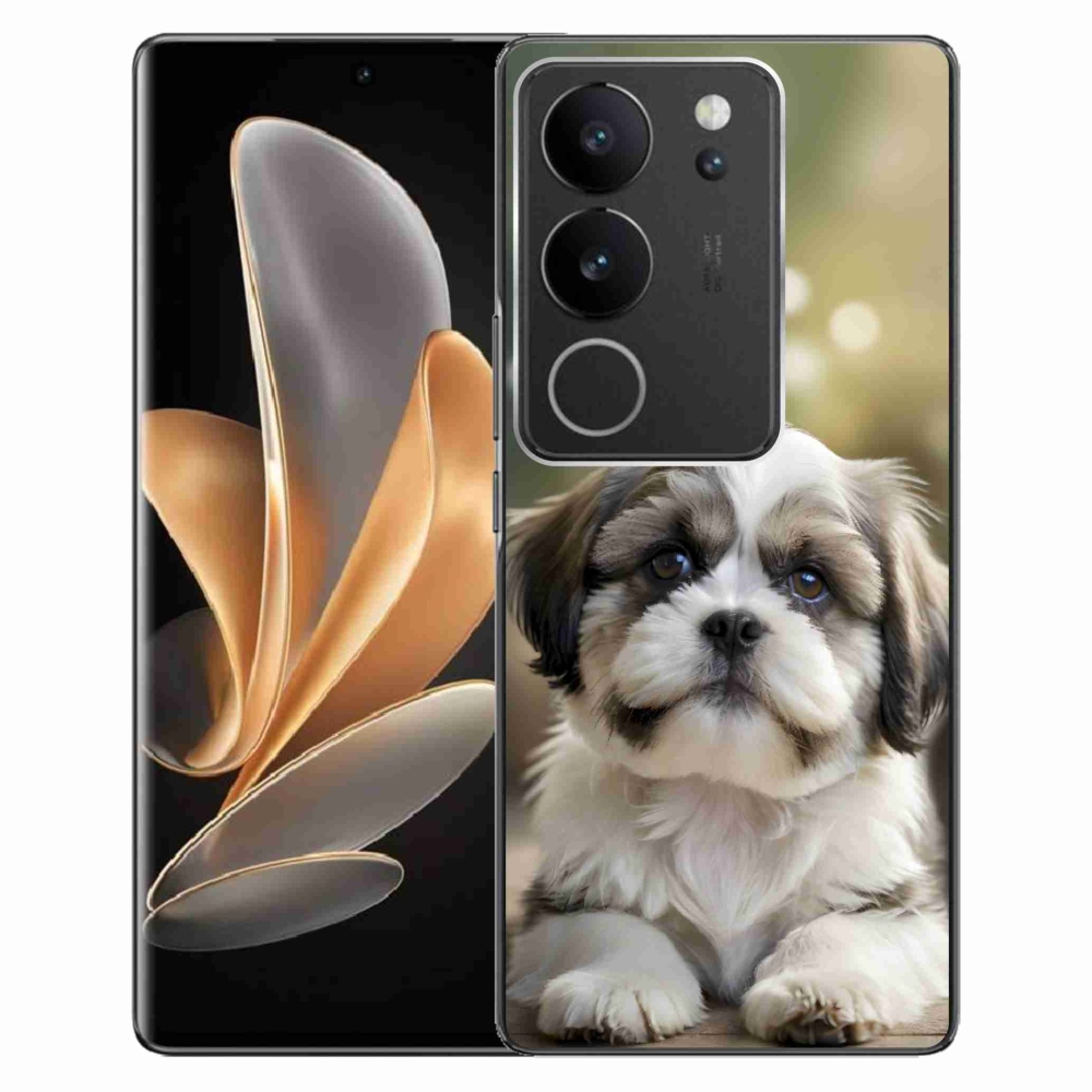 Gelový kryt mmCase na Vivo V29 5G - roztomilý shih-tzu