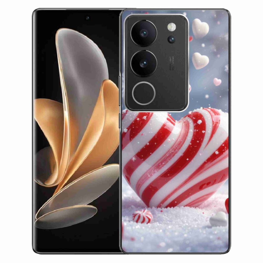 Gelový kryt mmCase na Vivo V29 5G - sladké srdce