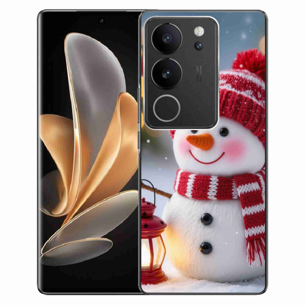 Gelový kryt mmCase na Vivo V29 5G - sněhulák 2