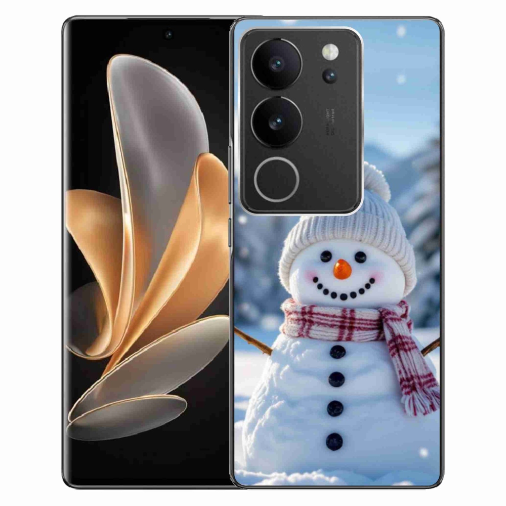 Gelový kryt mmCase na Vivo V29 5G - sněhulák 3