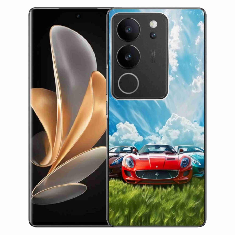 Gelový kryt mmCase na Vivo V29 5G - sportovní vozy