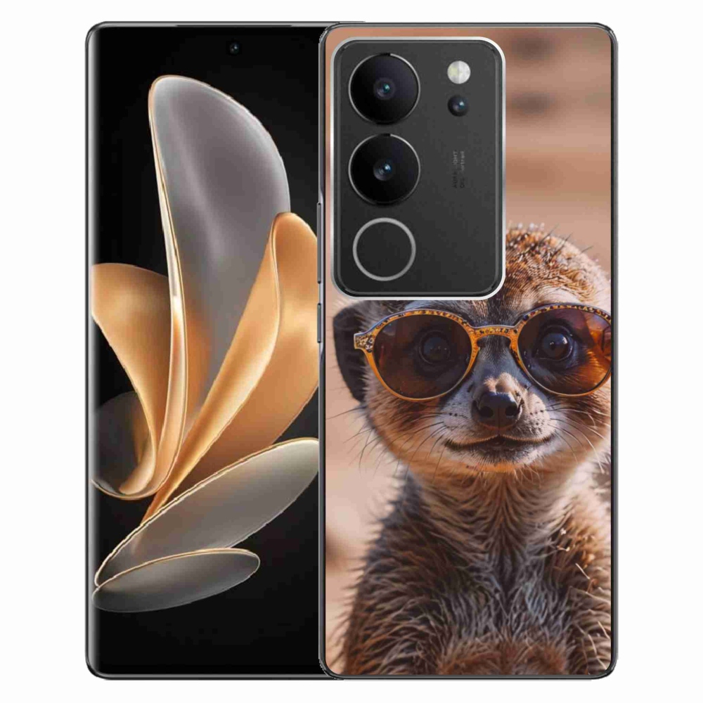 Gelový kryt mmCase na Vivo V29 5G - stylová surikata