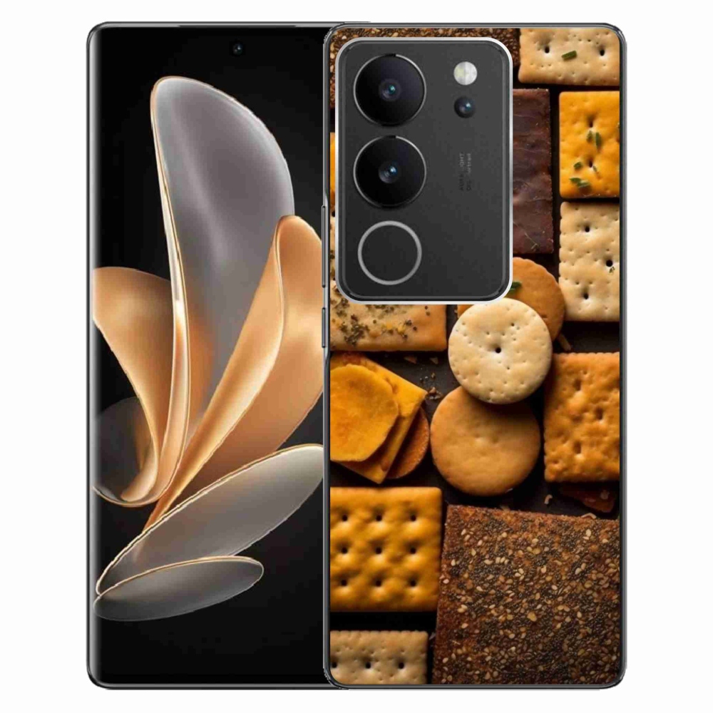 Gelový kryt mmCase na Vivo V29 5G - sušenky