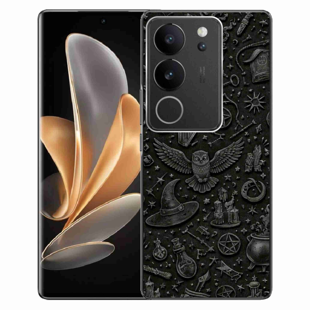 Gelový kryt mmCase na Vivo V29 5G - tmavý magický svět
