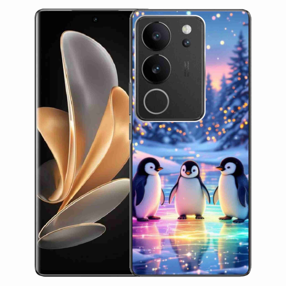 Gelový kryt mmCase na Vivo V29 5G - tučnáci