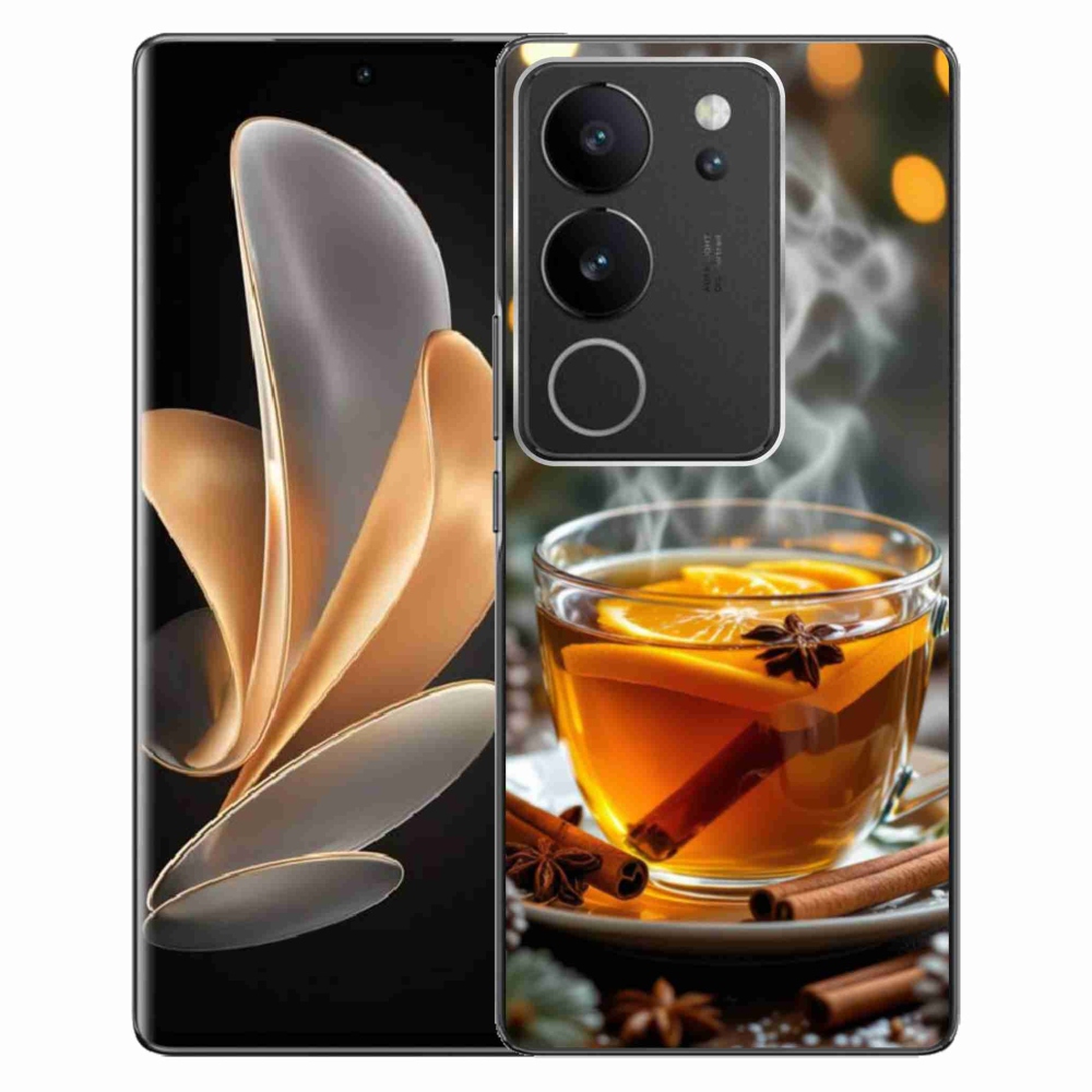 Gelový kryt mmCase na Vivo V29 5G - vánoční punč