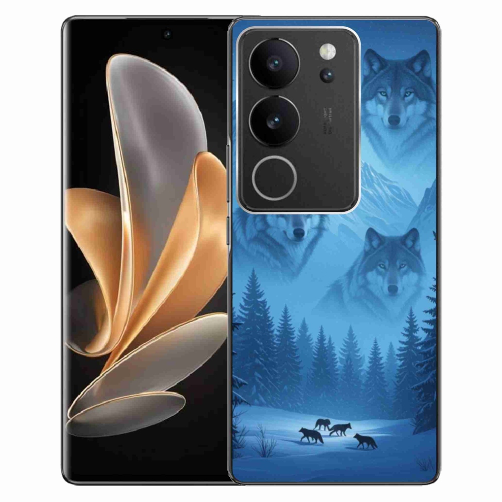 Gelový kryt mmCase na Vivo V29 5G - vlčí smečka