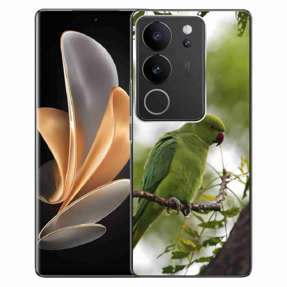 Gelový kryt mmCase na Vivo V29 5G - zelený papoušek