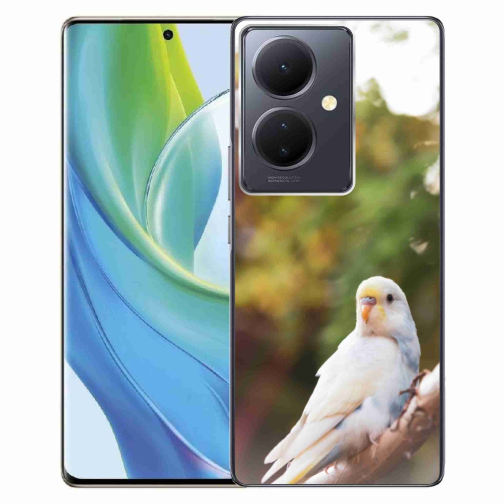 Gelový kryt mmCase na Vivo V29 Lite 5G - andulka bílá