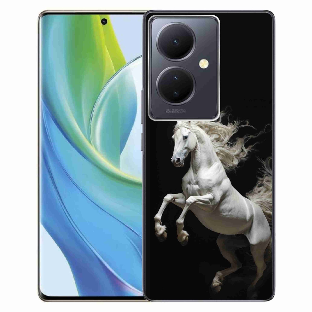Gelový kryt mmCase na Vivo V29 Lite 5G - bílý kůň 4