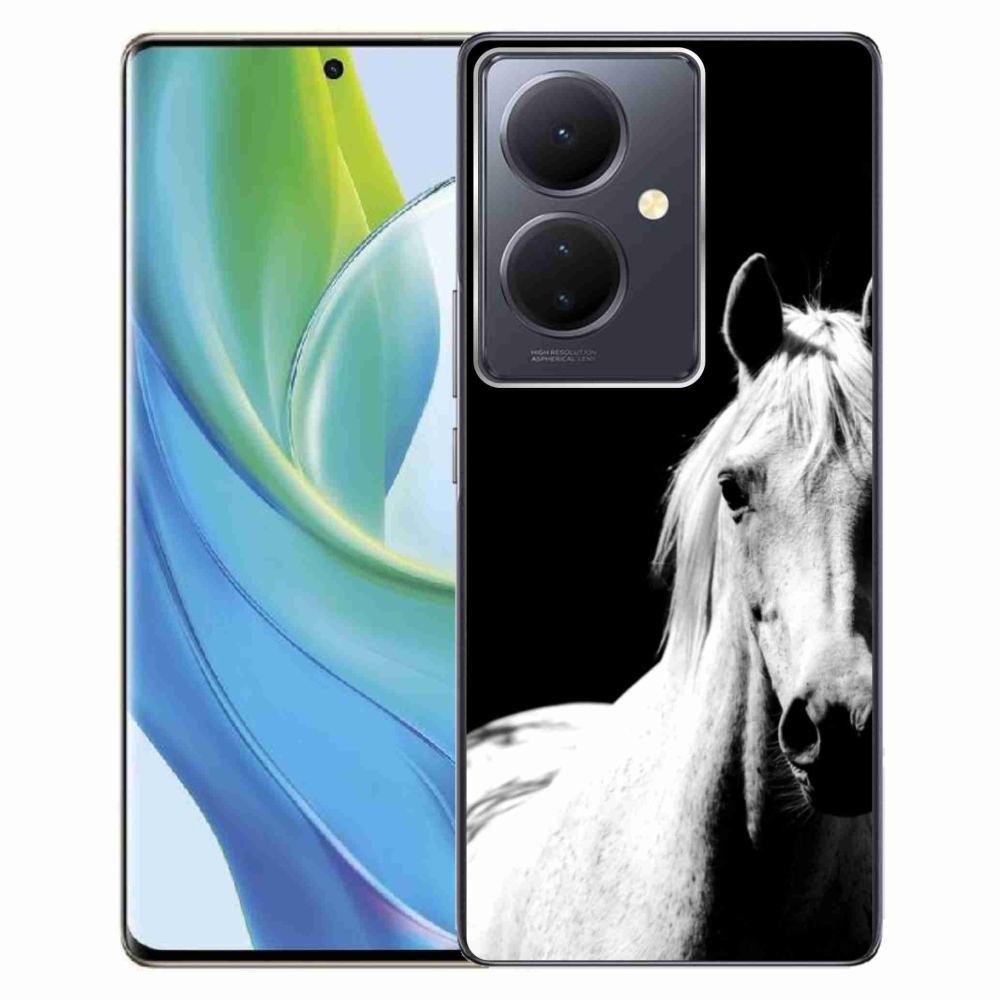 Gelový kryt mmCase na Vivo V29 Lite 5G - bílý kůň 5
