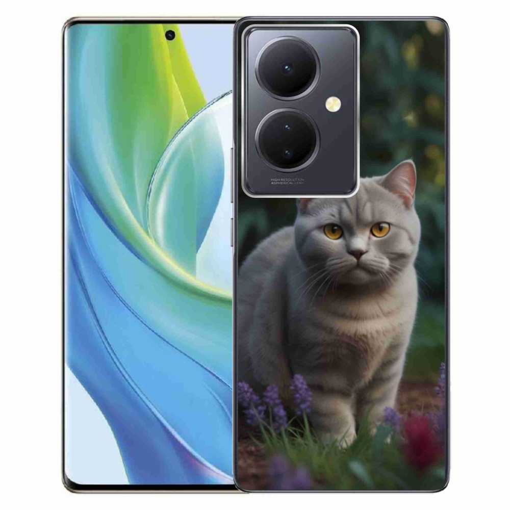 Gelový kryt mmCase na Vivo V29 Lite 5G - britská kočka