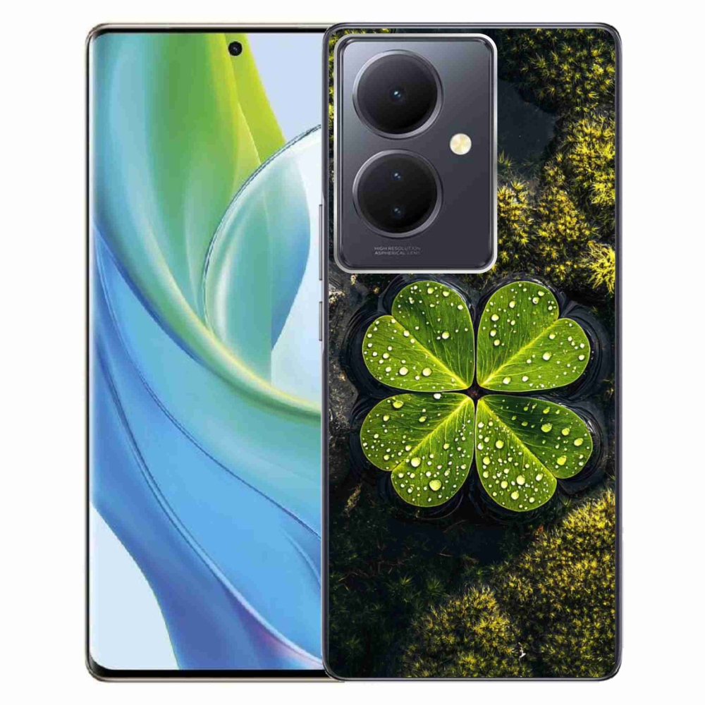 Gelový kryt mmCase na Vivo V29 Lite 5G - čtyřlístek