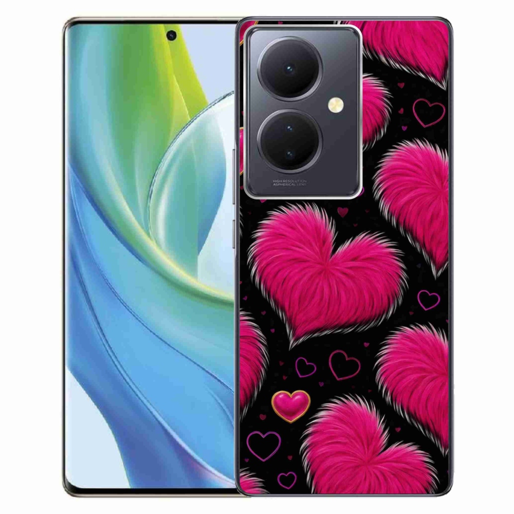 Gelový kryt mmCase na Vivo V29 Lite 5G - hebká srdce