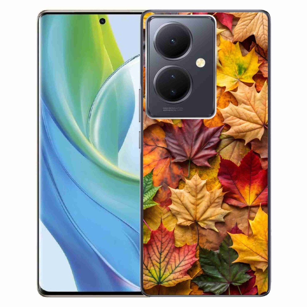 Gelový kryt mmCase na Vivo V29 Lite 5G - javorové listy 2